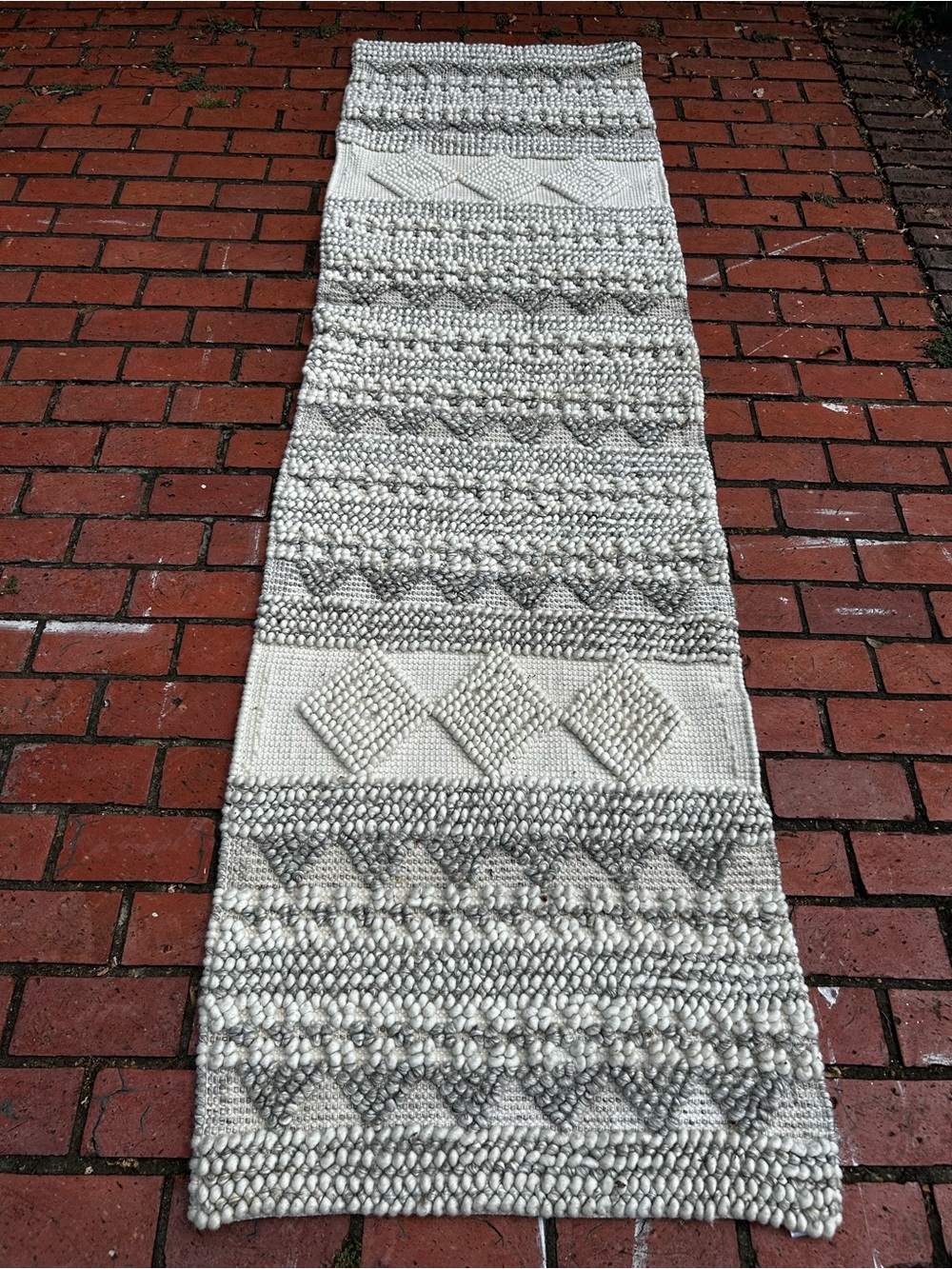 Anthropologie 2.5 x 9 wool runner